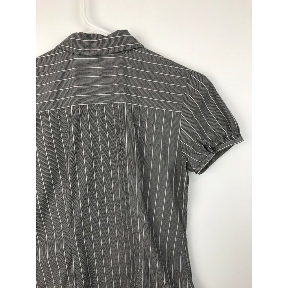 The Limited Women's Blouse Button Down Collar Grey - Picture 11 of 11